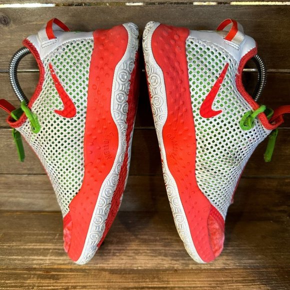 Big Kids Nike Air PG 4 Christmas Red Velvet Basketball Shoes Sneakers Size 6.5 Y - Picture 5 of 8